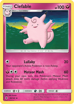 Guardians Rising 089/145 Clefable
