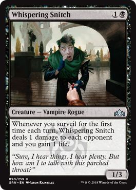 Guilds of Ravnica 090/259 Whispering Snitch