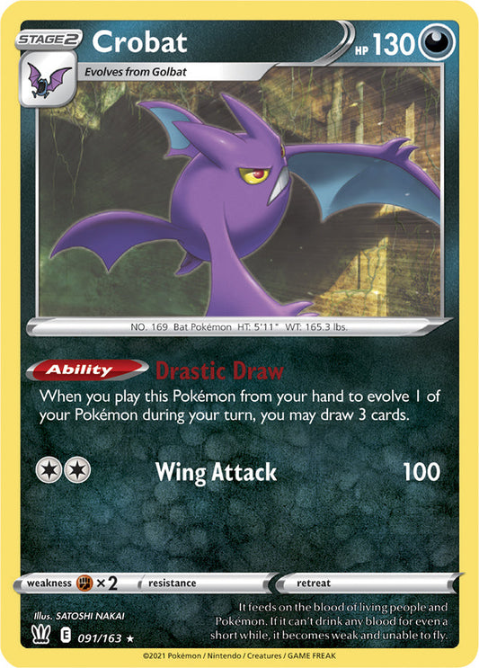 Battle Styles 091/163 Crobat (Holo)