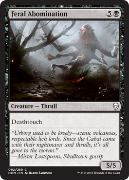 Dominaria 092/269 Feral Abomination