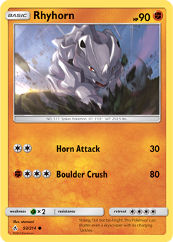 Unbroken Bonds 093/214 Rhyhorn