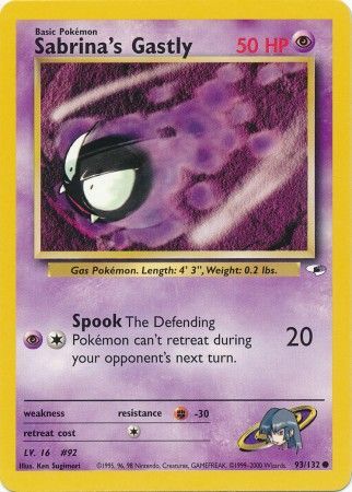 Gym Heroes 093/132 Sabrina's Gastly