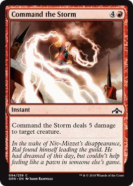 Guilds of Ravnica 094/259 Command the Storm