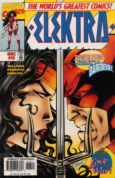Elektra #13 Marvel Comics (1996)