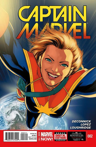 Captain Marvel #002A Marvel Comics (2014)