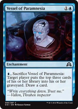 Shadows Over Innistrad 095/297 Vessel of Paramnesia