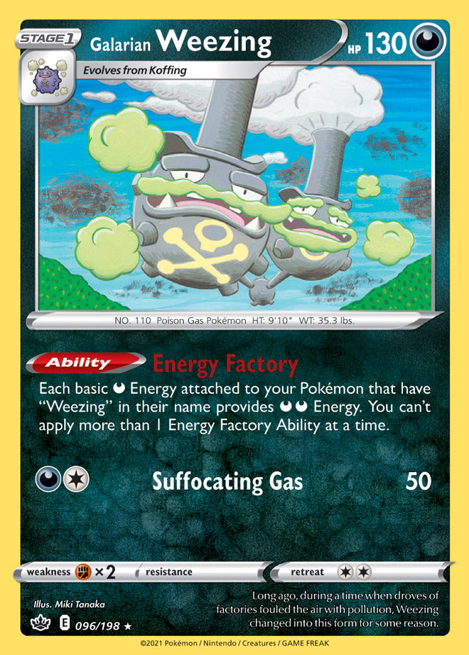 Chilling Reign 096/198 Galarian Weezing