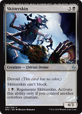 Battle for Zendikar 097/274 Skitterskin