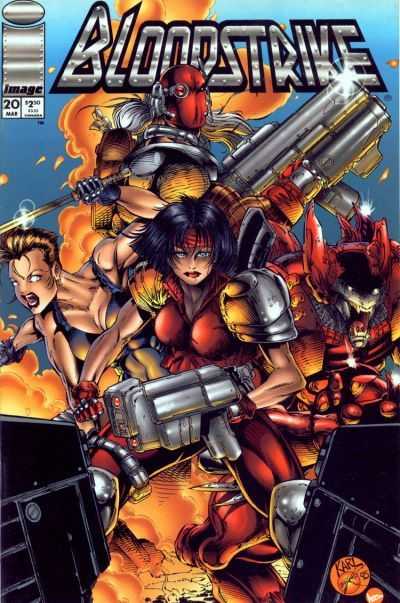 BloodStrike #20 Image Comics (1993)