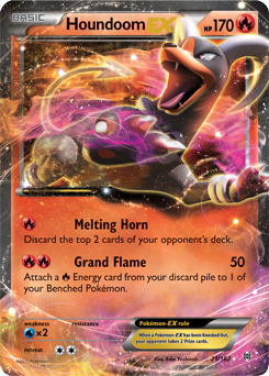 BREAKthrough 021/162 Houndoom EX (Half Art)