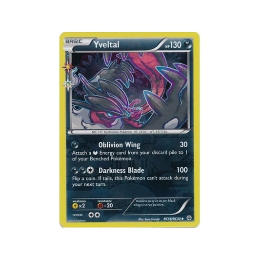 Generations Radiant Collection RC16/RC32 Yveltal (Holo)