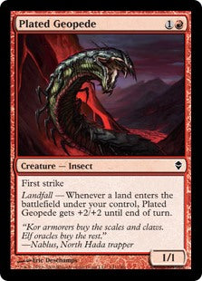Zendikar 141/249 Plated Geopede