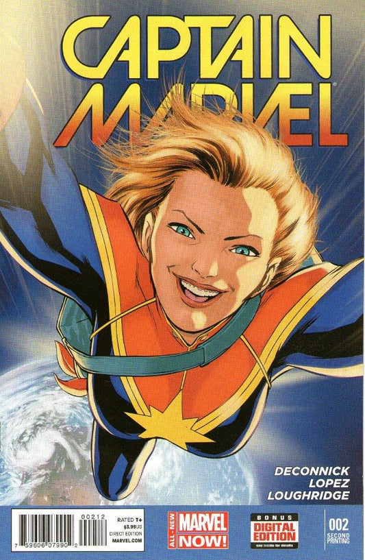 Captain Marvel #002B Marvel comics (2014)