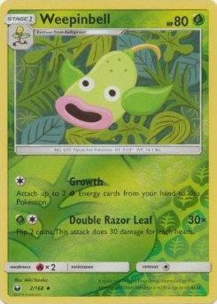 Celestial Storm 002/168 Weepinbell (Reverse Holo)