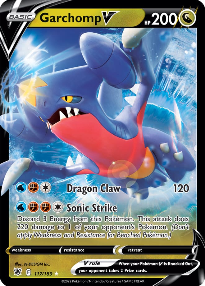 Astral Radiance 117/189 Garchomp V (Half Art)