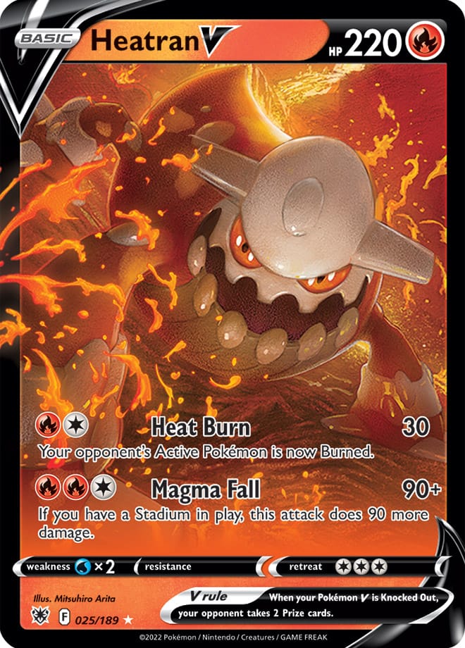 Astral Radiance 025/189 Heatran V (Half Art)