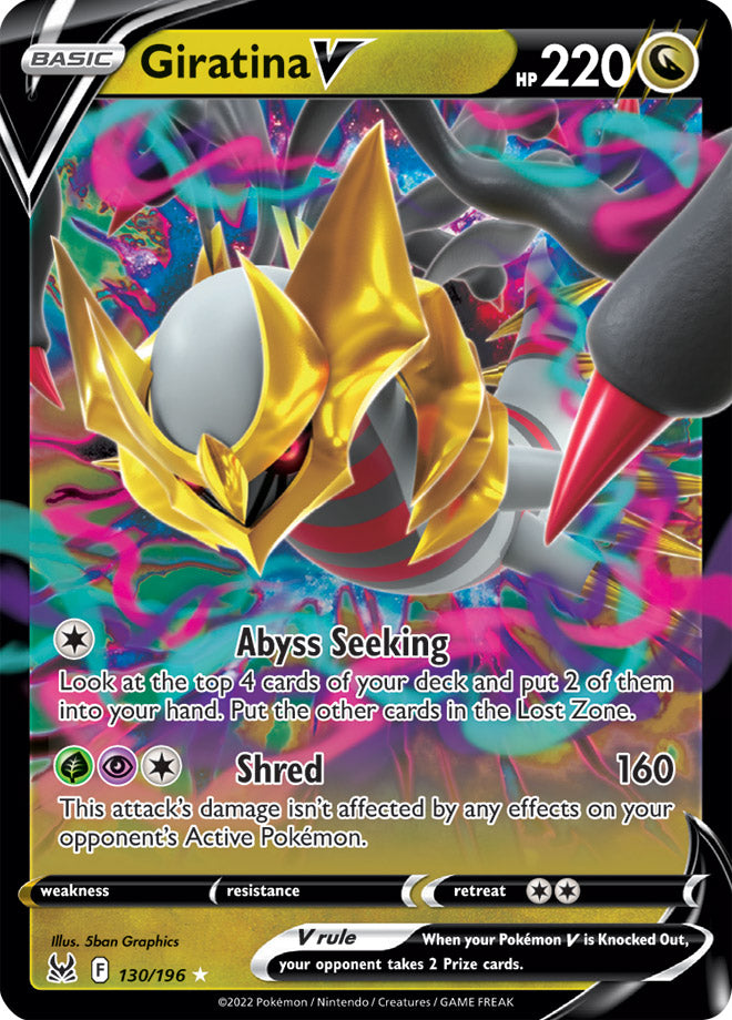 Lost Origin 130/196 Giratina V (Half Art)