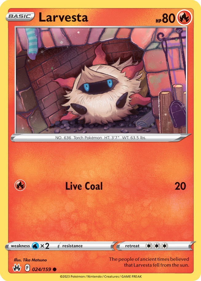 Crown Zenith 024/159 Larvesta