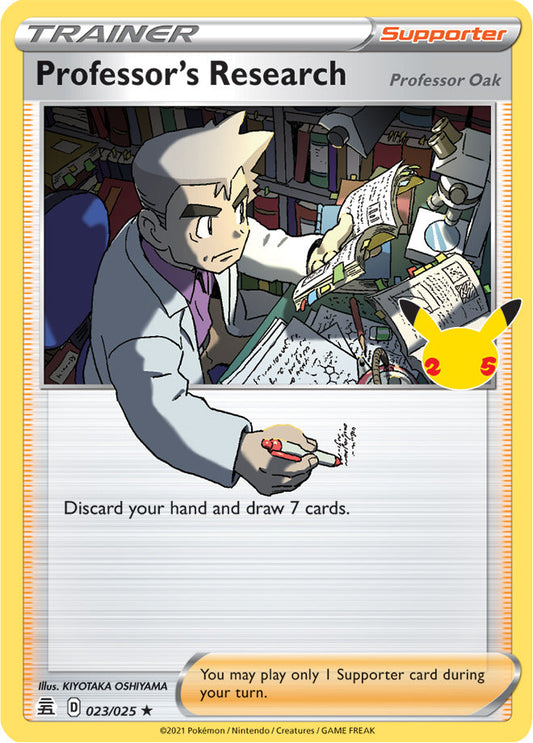 Celebrations 23/25 Professor's Research (Holo)