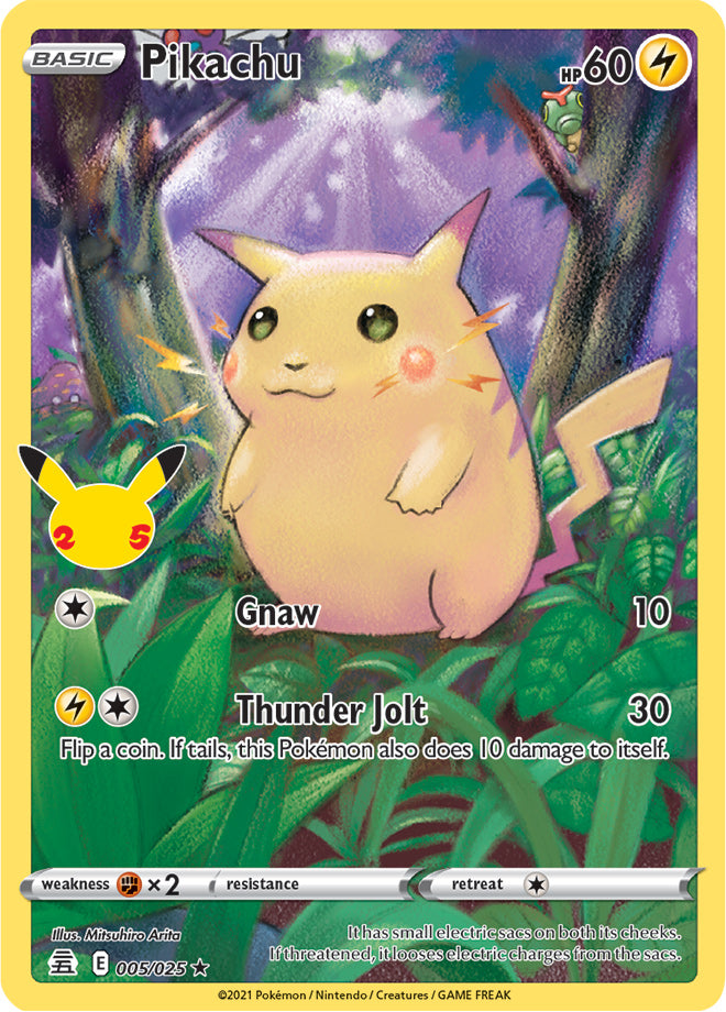 Celebrations 05/25 Pikachu (Full Art)