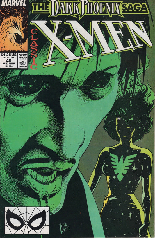 Classic X-Men #40 Marvel Comics (1986)