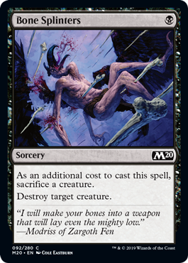 Core Set 2020 092/280 Bone Splinters