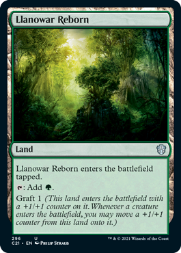 Commander 2021 296 Llanowar Reborn