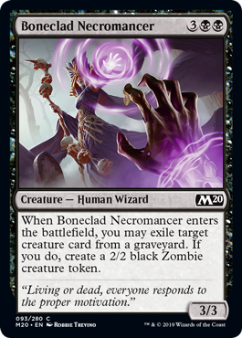 Core Set 2020 093/280 Boneclad Necromancer