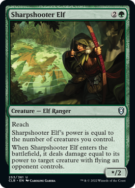 Battle for Baldur's Gate 253/361 Sharpshooter Elf (Foil)