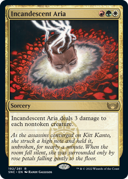 Streets of New Capenna 192/281 Incandescent Aria