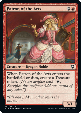 Battle for Baldur's Gate 191/361 Patron of the Arts (Foil)