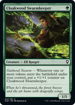 Battle for Baldur's Gate 222/361 Cloakwood Swarmkeeper (Foil)