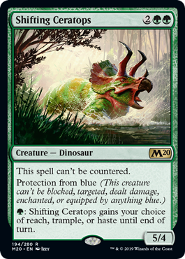 Core Set 2020 194/280 Shifting Ceratops
