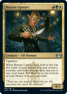 Streets of New Capenna 169/281 Brazen Upstart
