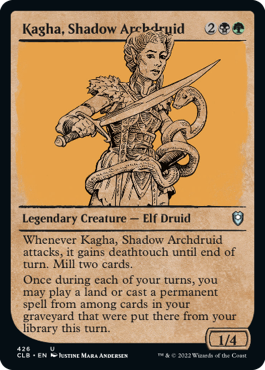 Battle for Baldur's Gate 426 Kagha, Shadow Archdruid (Rulebook)