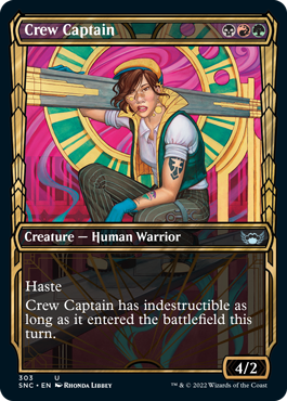 Streets of New Capenna 303 Crew Captain (Golden Age Frame)