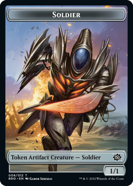 Soldier 008/012 The Brothers' War Token