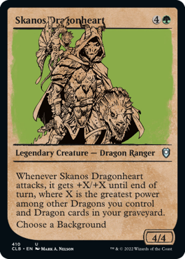 Battle for Baldur's Gate 410 Skanos Dragonheart (Rulebook)