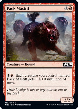 Core Set 2020 152/280 Pack Mastiff