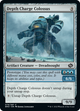 The Brothers' War 078/287 Depth Charge Colossus (Foil)