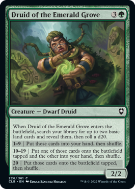 Battle for Baldur's Gate 226/361 Druid of the Emerald Grove