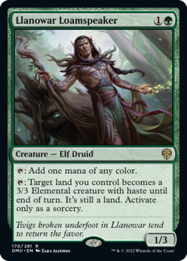 Dominaria United 170/281 Llanowar Loamspeaker