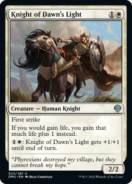 Dominaria United 023/281 Knight of Dawn's Light