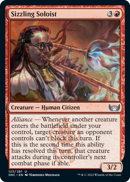 Streets of New Capenna 123/281 Sizzling Soloist