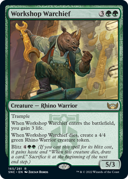 Streets of New Capenna 165/281 Workshop Warchief
