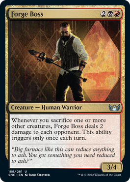 Streets of New Capenna 189/281 Forge Boss