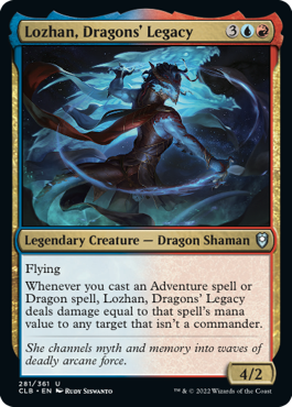 Battle for Baldur's Gate 281/361 Lozhan, Dragons' Legacy (Foil)