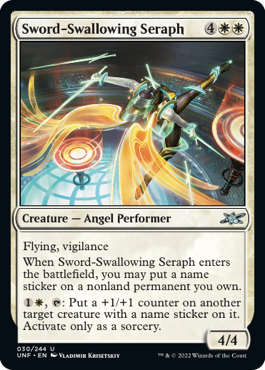 Unfinity 030/244 Sword-Swallowing Seraph