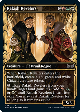 Streets of New Capenna 328 Rakish Revelers (Golden Age Frame)