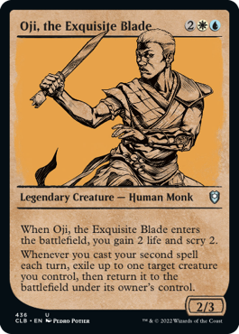 Battle for Baldur's Gate 436 Oji, the Exquisite Blade (Rulebook)